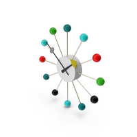 Vitra Ball Clock By George Nelson PNG & PSD Images