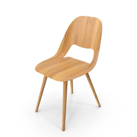 Vitra Jill Wood Chair PNG & PSD Images