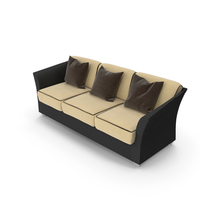 Atmosphera Barbados 3 Seat Outdoor Sofa PNG & PSD Images