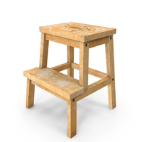 Dirty Wooden Stool PNG & PSD Images