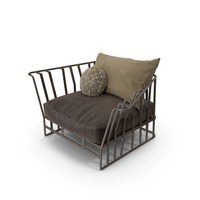 Roberti Hamptons Graphics Outdoor Chair PNG & PSD Images