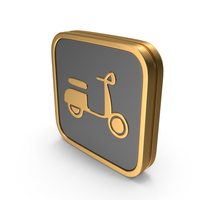 Square Scooter Icon PNG & PSD Images