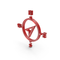 Glass Compass Outline Icon PNG & PSD Images