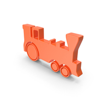 Orange Train Icon PNG & PSD Images
