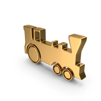 Gold Train Icon PNG & PSD Images