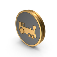 Badge Train Icon PNG & PSD Images