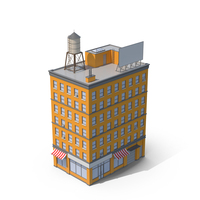Orange Apartment Building PNG & PSD Images