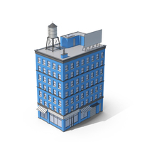 Blue Apartment Building PNG & PSD Images