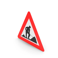 Belgian Sign Roadworks PNG & PSD Images
