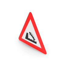 Belgian Sign Road Ends In Sea Or River PNG & PSD Images