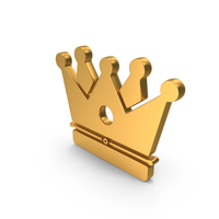 Gold Crown Icon PNG & PSD Images