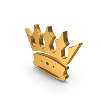 Gold Crown Icon PNG & PSD Images