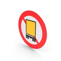 Danish Sign No Vehicles Carrying Dangerous Goods PNG & PSD Images