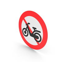 Danish Sign No Small Mopeds PNG & PSD Images
