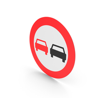 Danish Sign No Overtaking PNG & PSD Images