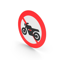 Danish Sign No Motorcycles Or Large Mopeds PNG & PSD Images