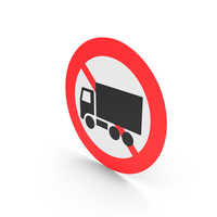 Danish No Lorries Sign PNG & PSD Images