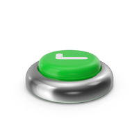 Green Button With Tick Mark Sign PNG & PSD Images