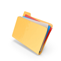 Cartoon Folder PNG & PSD Images