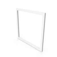White Basic Outline Square Icon PNG & PSD Images