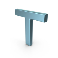 Blue Letter T PNG & PSD Images