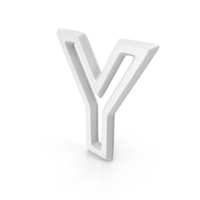 Letter M1F OutLine Y White PNG & PSD Images