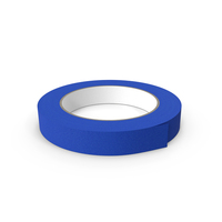 Masking Tape 7 Inch Blue PNG & PSD Images