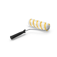 9 Inch Paint Roller With Cover On PNG & PSD Images