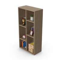 Bookshelf Set PNG & PSD Images