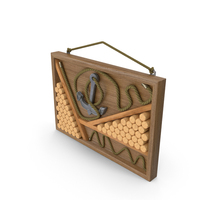Decoration Of Anchor And Rope PNG & PSD Images