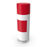 Spray Paint Can Red Clean PNG & PSD Images