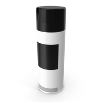 Spray Paint Can Black Clean PNG & PSD Images