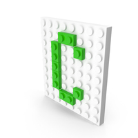 Building Toy Brick Letter C PNG & PSD Images