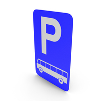 Belgian Sign Parking Reserved For Coaches PNG & PSD Images