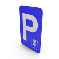Belgian Sign Parking Allowed, When Using Parking Disk PNG & PSD Images