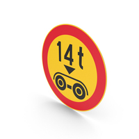 Finnish Weight Limit Per Axle Sign PNG & PSD Images