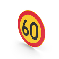 Finnish Speed Limit Sign PNG & PSD Images