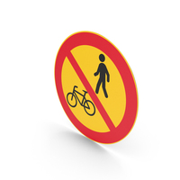 Finnish No Pedestrians Or Cycles Sign PNG & PSD Images