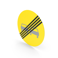 Finnish Sign End Of Overtaking Restriction PNG & PSD Images