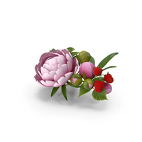 Pink Floral Diadem PNG & PSD Images