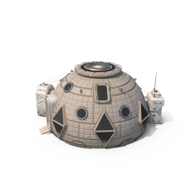 Space Colonization Habitation Pod PNG & PSD Images