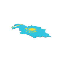 Kazakhstan Map PNG & PSD Images