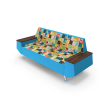 Mishka Retro Sofa PNG & PSD Images