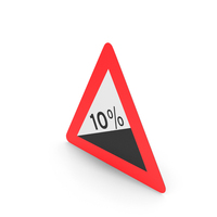 Danish Upward Gradient Sign PNG & PSD Images