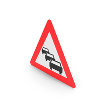 Danish Sign Traffic Queue PNG & PSD Images
