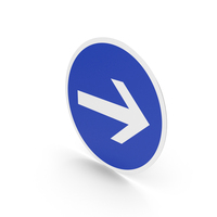 French Sign Turn Right PNG & PSD Images