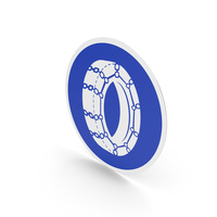 French Sign Snow Chains Compulsory PNG & PSD Images