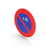 French Parking Restrictions Sign PNG & PSD Images