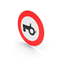 French Sign No Tractors PNG & PSD Images