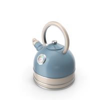 Blue Retro Electric Kettle PNG & PSD Images